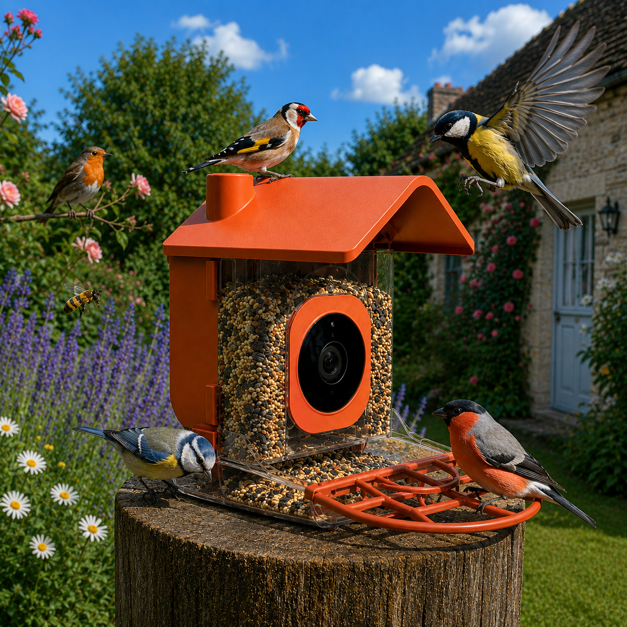 Les oiseaux viennent. Vraiment.